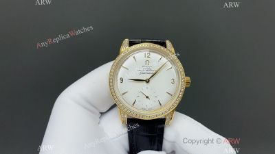 Omega Seamaster 8806 Movement 40mm Diamond Bezel 316L Steel Watch
